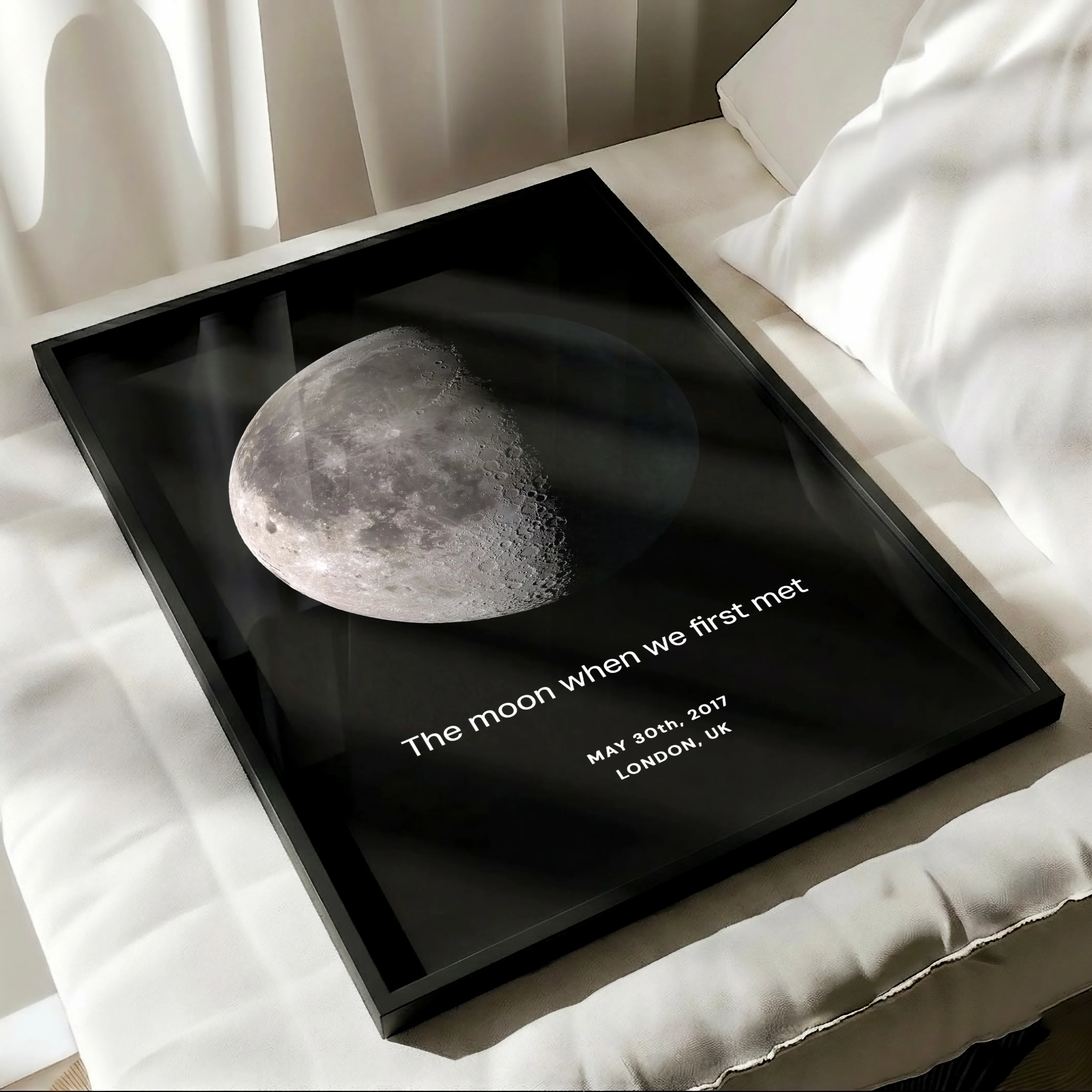 Single Moon Frame — styled shot